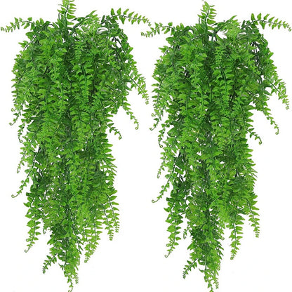 1/2PCS Green Artificial Plants Christmas Home Garden Bedroom Balcony Desktop Table Bonsai Wedding Party Decor Fake Plastic Grass Beauty World Shop