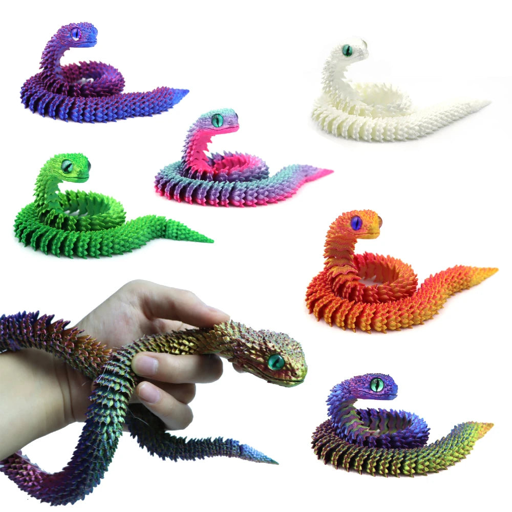 3d Printed Toys Home Decoration Desktop Decorations Anime Figures Articulating Home Decor Items 3D Printing Snake Eggs Rotating Beauty World Shop