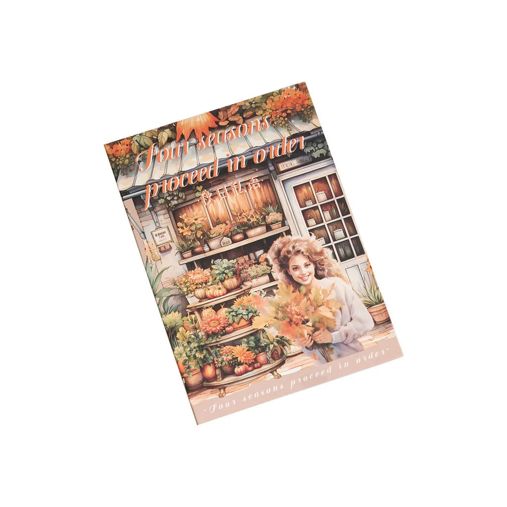 20Sheets PET Stickers Season Series PET Decorative Stickers Diary Scrapbooking Material Decor Album Stationery Stickers Beauty World Shop