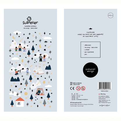 Korean Import Original Suatelier Collection Kawaii Daily Stickers Scrapbooking Diy Journal Stationery Sticker Deco Art Supplies Beauty World Shop