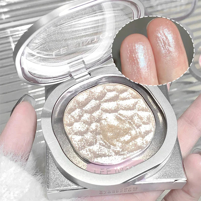 LEEINTO color-glowing high-gloss powder pearlescent powder brightens up the make-up eye shadow disc Beauty Trend Shop
