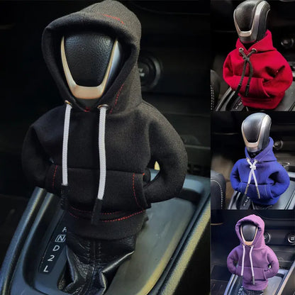 Gear Shift Mini Hoodie Cover Shift Cover Gear Handle Decoration Fits Manual Automatic Universal Car Shift Lever Interior Decor Beauty World Shop