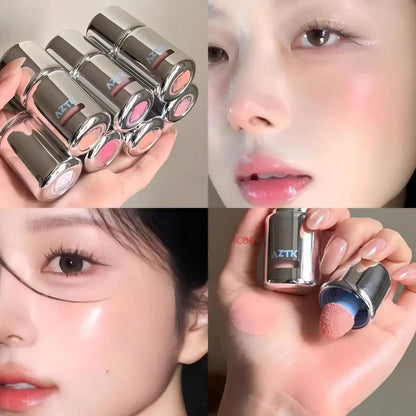 AZTK JC04 Water To Powder Liquid Blush Soft Matte Natural Flush Brightening Cheek Tint Lightweight Blendable Waterproof Makeup Beauty World Shop