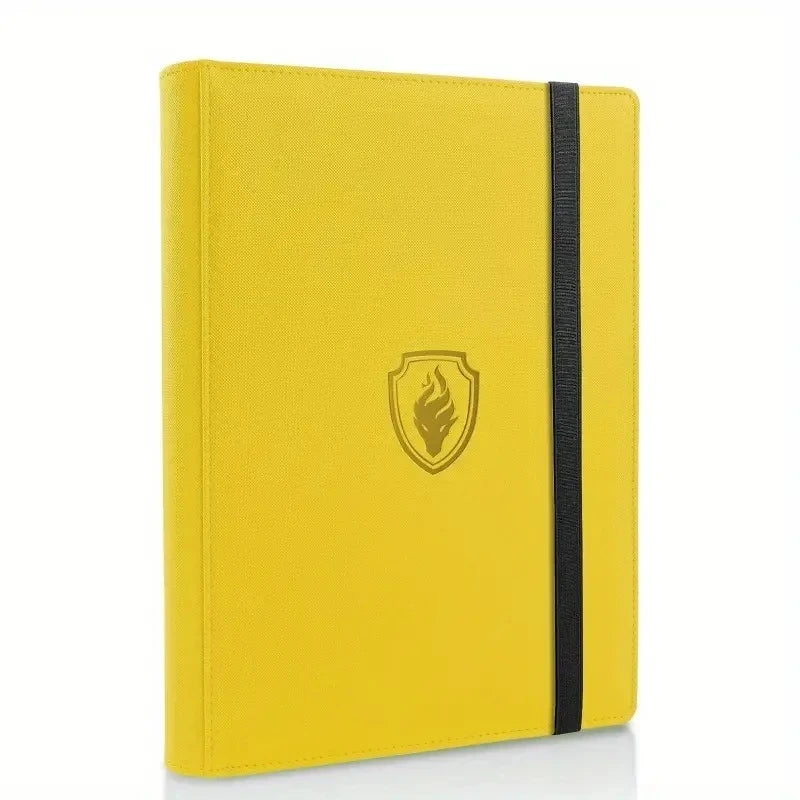 9 Pocket Card Binder, 360 Trading Card Holder Book, Premium PU Cover Zip Binder For Cards, Durable Side Loading Card Fold Beauty World Shop