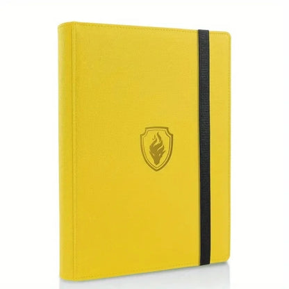 9 Pocket Card Binder, 360 Trading Card Holder Book, Premium PU Cover Zip Binder For Cards, Durable Side Loading Card Fold Beauty World Shop