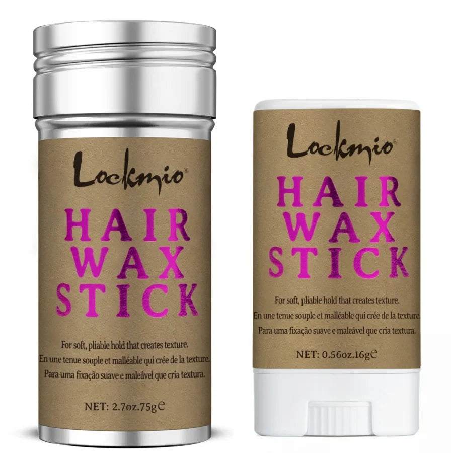 LOCKMIO Women Hair Wax Stick for Wigs Anti-frizz Flyaways Control Styling Wax Long-lasting Smooth Broken Back Hair Pomade Cream Beauty World Shop