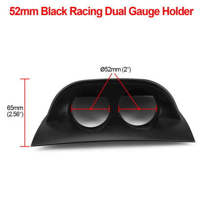 Universal 2INCH Car auto Gauge Holder 52mm manometer support Car Gauge Pod for Left Right Drive Car for 2 Inch 52mm Gauges Beauty World Shop