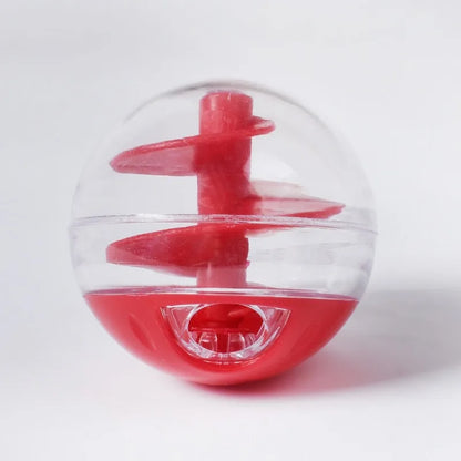 Cat Leak Eat Spiral Ball Educational Toys Resistant Bite Training Eat Play Dual Use Round Not Pouring Fun Food Leak Pet Supplies Beauty World Shop