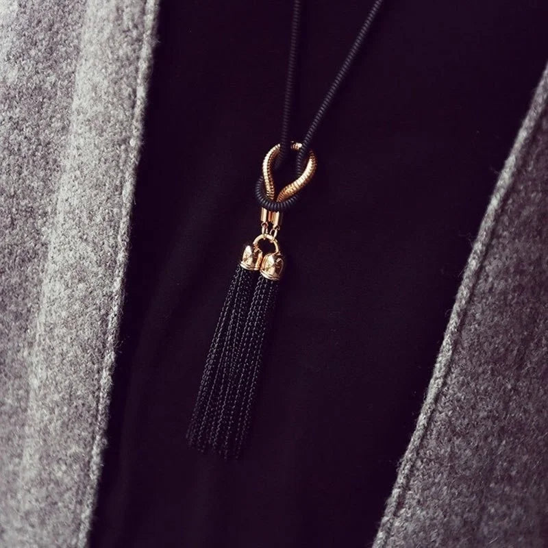 Women Necklaces Pendants Tassel Sweater Chain Fashion Long Necklace Jewelry Beauty Trend Shop