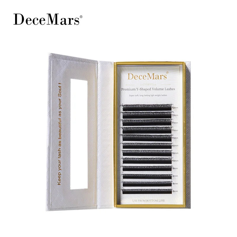 DeceMars YY Eyelash Extension 6mm-18mm Length Black Beauty World Shop