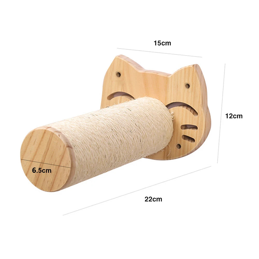 Cat Wall Climbing Shelf Steps Ladder Scratching Post Scratcher Bed Hiding House for Cats Tree Tower Pet Furniture Accessories Beauty World Shop