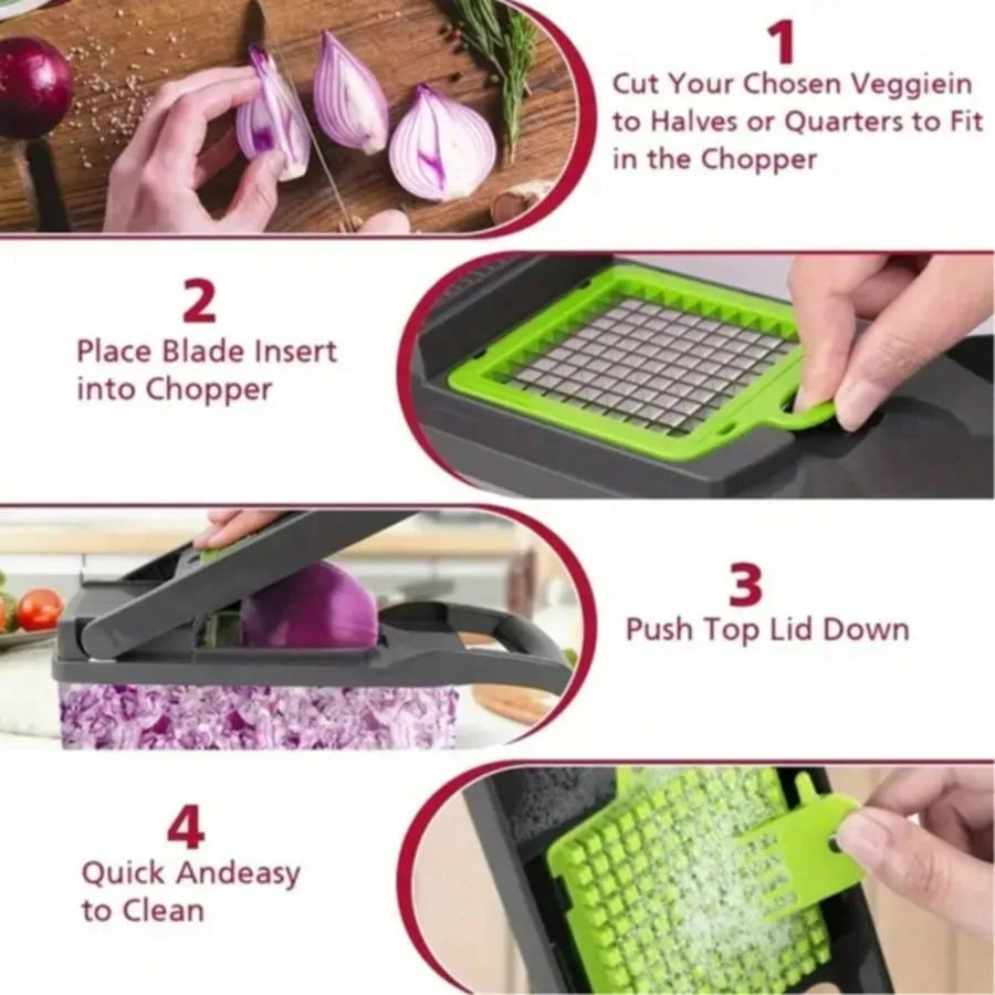 Valentine's Gift Safe Hand Guard Vegetable Cutter, for Cooking Together. 33x12cm, Shows Your Care Beauty World Shop
