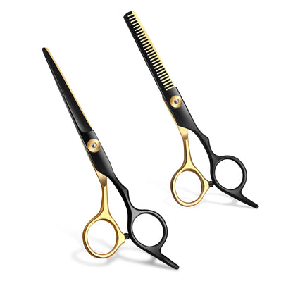 Professional Barber Razor Shear 6 Inch Stainless Steel Hairdressing Scissors Cutting for Men Women Kids Salon Pet Beauty World Shop