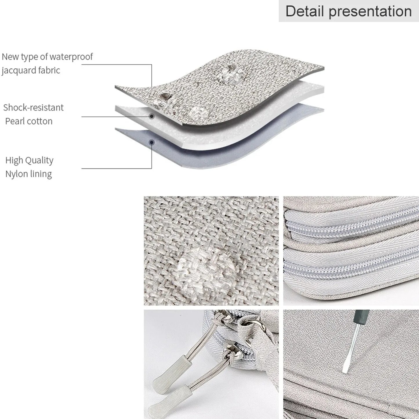 Data Cable Storage Bag Waterproof Portable Carry Case  Storage Bag Travel Organizer Bag for Cable Cord USB Charger Beauty World Shop