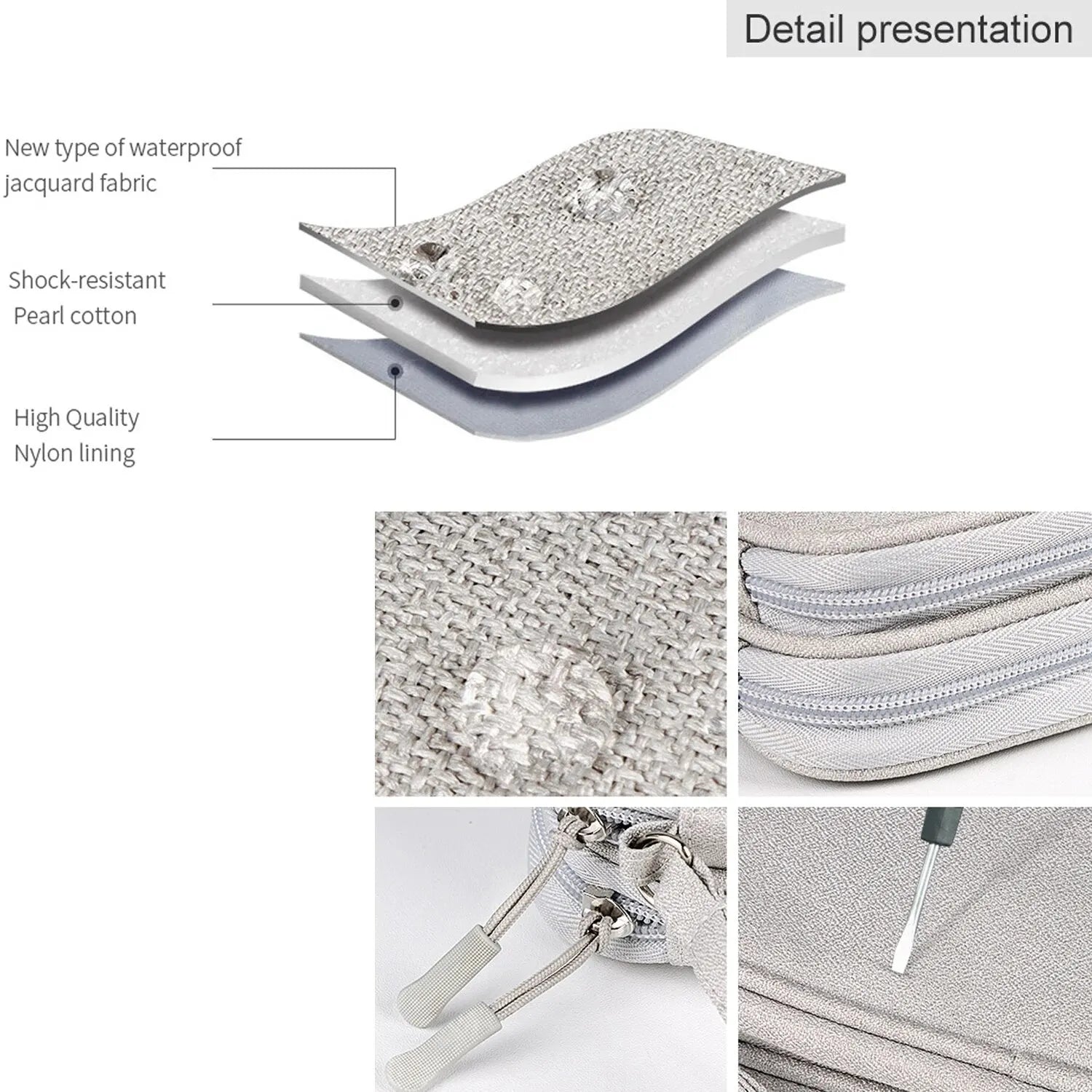 Data Cable Storage Bag Waterproof Portable Carry Case  Storage Bag Travel Organizer Bag for Cable Cord USB Charger Beauty World Shop