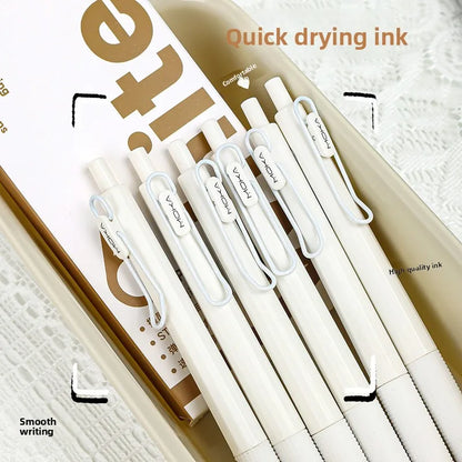 Creative Press Neutral Pen Signature Pen Black Pen Student Supplies Quick Drying Pen Stationery Beauty World Shop