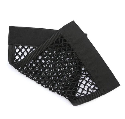 Car Storage Net Stretchable Mesh Pocket Net Magic Elastic Sticker Universal Rear Mesh Trunk Seat Bag Pocket Cage Auto Organizer Beauty World Shop