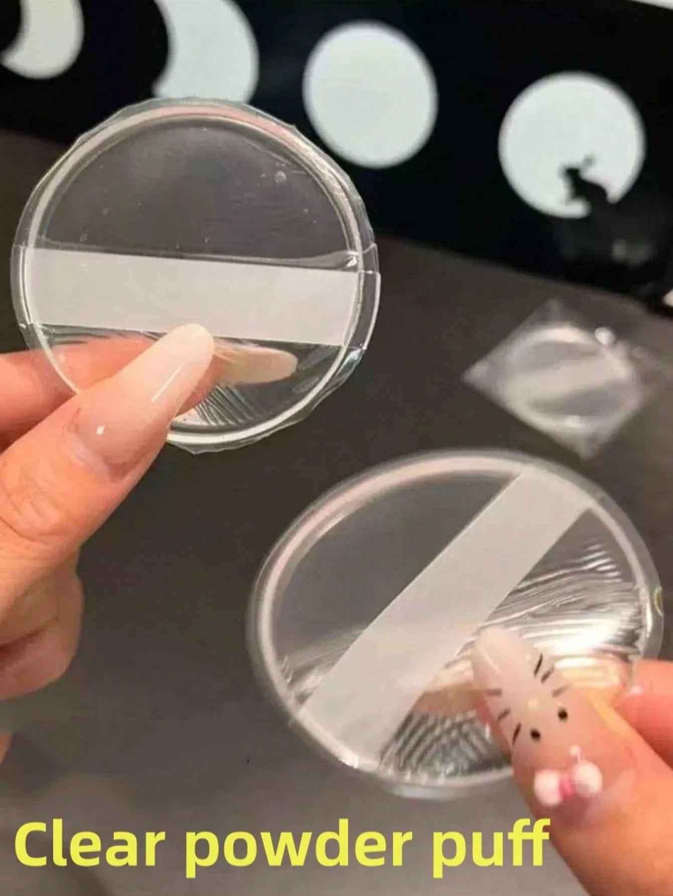 1/2Pcs Silicone Makeup Sponge, Water-Based Crystal Jelly BB Cushion Puff, Transparent Makeup Foundation Sponge, Non-Absorbing Beauty World Shop
