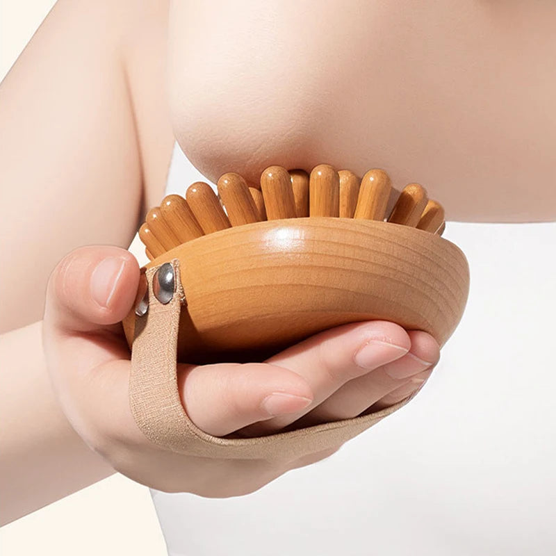 Body Anti Cellulite Brush Soothing Wooden Essential Oil Spa Air Cushion Massage Hair Comb Scalp Massage Brush Body Massager Beauty World Shop