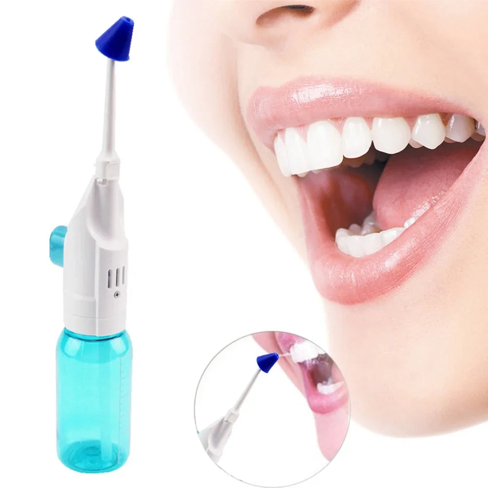 1Pcs High Pressure Oral Irrigator Portable Teeth Clean Water Dental Floss Manual High Pressure Water Toothpick For Household Beauty World Shop
