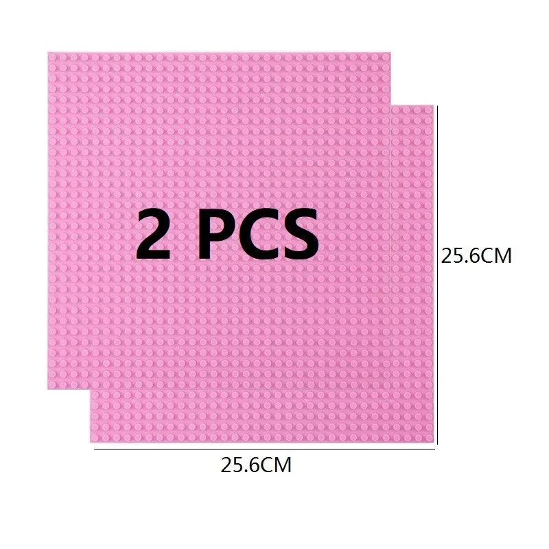 2Pcs Base Plate 32*32 32*16 Studs Classic Figures Building Blocks Plates Bricks Baseplate Blocks Children Toys For Kid Gifts Beauty World Shop