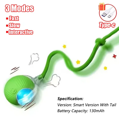 Intelligent interactive cat ball long-lasting and durable easy to clean intelligent obstacle avoidance pet dog toys Beauty World Shop
