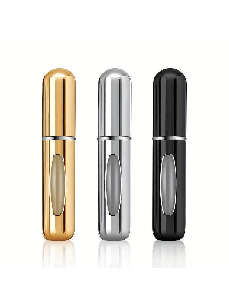 Mini Refillable Perfume Atomizer Aluminum, Travel Perfume Atomizer 5ml, Portable Perfume Dispenser, Refillable Perfume Case Rugg Beauty Fashion