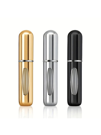Mini Refillable Perfume Atomizer Aluminum, Travel Perfume Atomizer 5ml, Portable Perfume Dispenser, Refillable Perfume Case Rugg Beauty Fashion