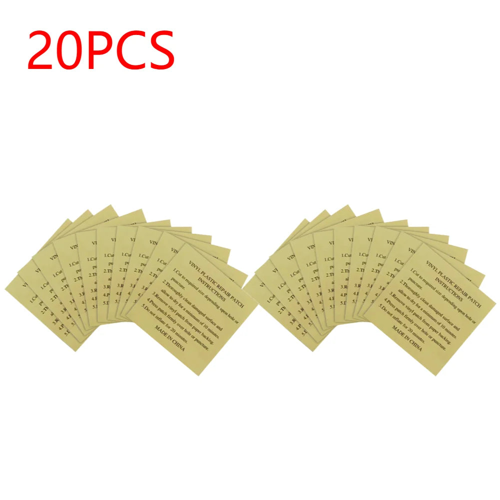 10-100pc Swimming Pool PVC Repair Patch Waterproof Swimming Ring Repair Kit Inflatable Boat Repair Patch Swimming Pool Accessory Beauty World Shop