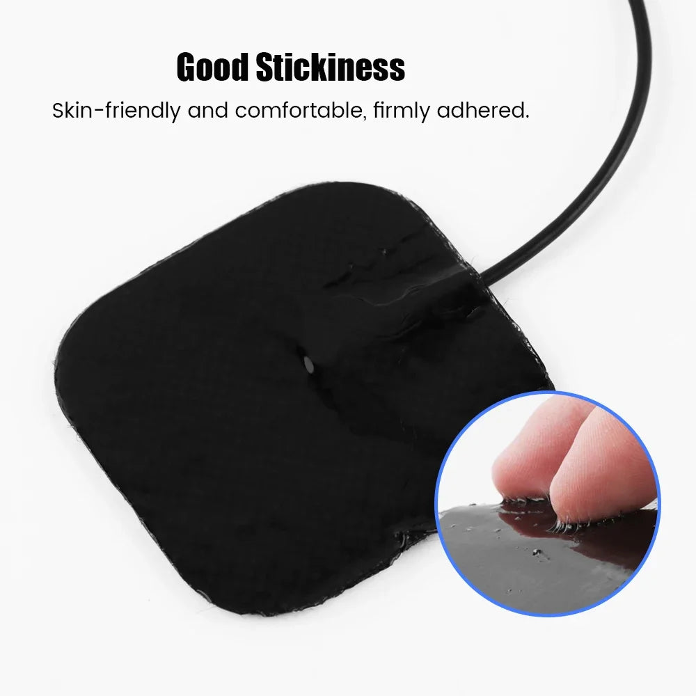 4x4cm 5x5cm Self Adhesive Electrodes Pads EMS Tens Massager Patch Nerve Muscle Stimulator Physiotherapy Therapy Body Massager Beauty World Shop