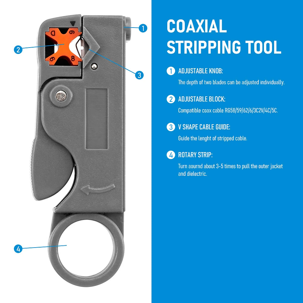 Stripping Pliers Decrustation Wire Cable Tools Stripper Stainless Steel  Hexagon Wrench Accessorie Insulated Electrical Straight Beauty World Shop