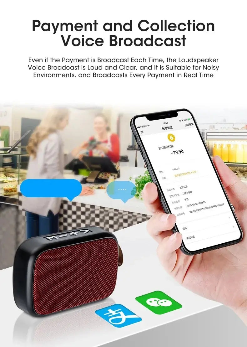 New Wireless  Speaker Outdoor Portable Subwoofer Mini Speaker Home Cloth Card Speaker Beauty World Shop