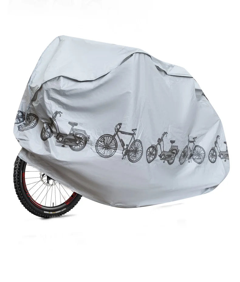 PEVA Material Mountain Bike Cover, Waterproof, Rainproof, Dustproof, Sunshade, Outdoor, Bicycle Accessories, 200*100cm Beauty World Shop