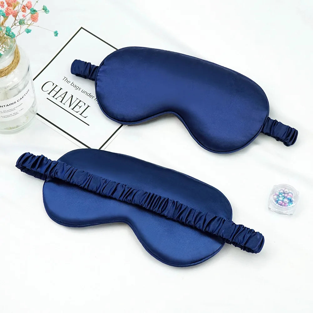 Imitated Silk Eye Patch Shading Sleep Eye Mask Eyepatch Travel Relax Cover Eyeshade Health Sleeping Shield Eye Care Tools Beauty World Shop