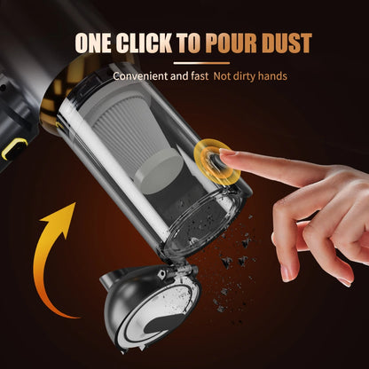 CENRR 998000PA Car Vacuum Cleaner Strong Suction Cordless Wireless Cleaner Handheld Portable Vacuum Cleaner Cleaning Machine Beauty World Shop