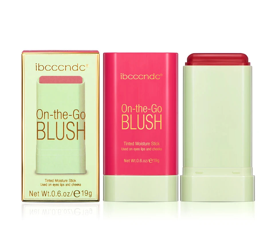 Make Up Functional Blush Stick Easy Color Rouge Blusher Cream Waterproof High Color Rendering Brightening Skin Tone Hot Beauty World Shop