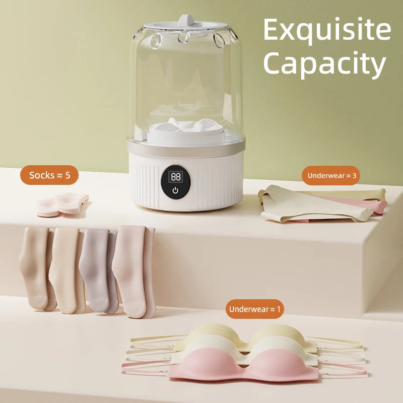 Mini Household Electric Washing Cup Underwear Socks Small Wireless Charging Washing Machine Pet clothes washing machine Beauty World Shop