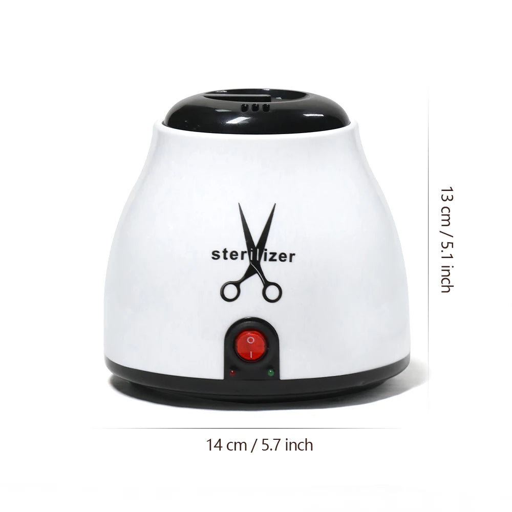 YIKOOLIN 100W Nail Tool Sterilizer Pot High Temperature to Clean Nail Tool  Disinfectant Jar Tweezer Disinfectant Container Beauty World Shop