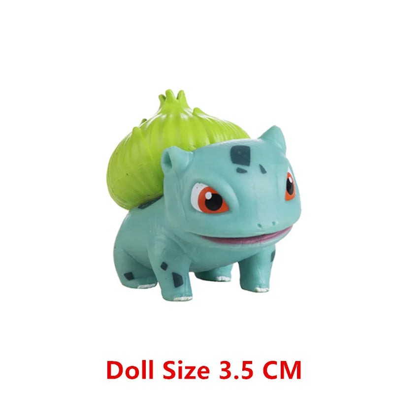 Pokemon Pokeball With Cartoons Movie Anime Figure Pikachu Charmander Eevee Squirtle Vulpix Quality Pet Action Model Toys Gifts Beauty World Shop