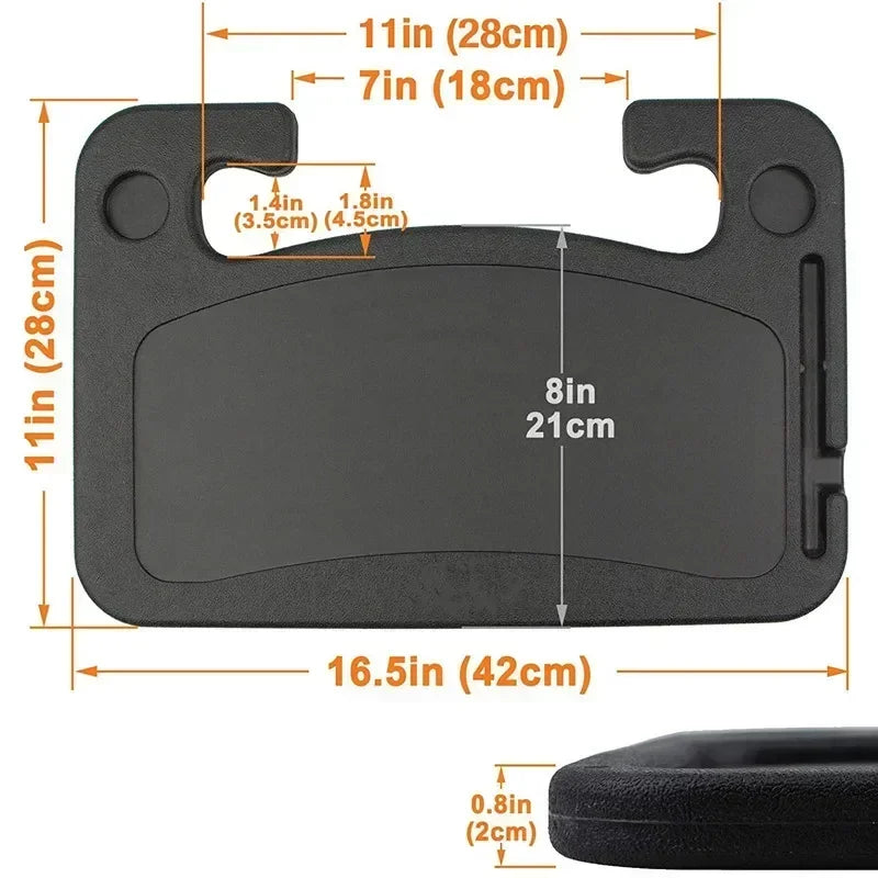 Portable Car Laptop Computer Desk Mount Stand Foldable Steering Wheel Dining Table Bracket Drink Food Coffee Tray Board Amagi Beauty World Shop