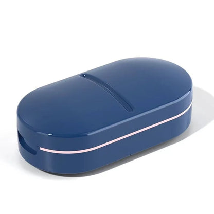 JUSTLANG Weekly 14 Grids 7 Days Pill Box Portable Travel  Cases Organizer Pill Container Storage Tablets Vitamin Medicine Beauty World Shop
