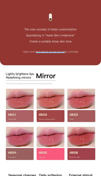 HERORANGE Meow Whisper Mirror Lip Gloss - Moisturizing Long-Lasting, Water-Glossy, Perfect for Spring/Summer Beauty Trend Shop