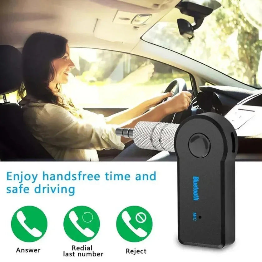 XIKCU Bluetooth Audio Receiver Stereo 3.5mm Jack AUX Bluetooth Adapter MP3 Car Transmitter Wireless Speaker Headphone Adapter Beauty World Shop