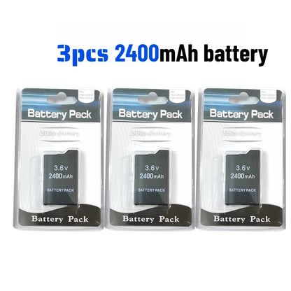 3600mAh for SONY PSP2000 Handheld Game Console Backup Battery Pack 2400mAh for SONY PS Lite PSP-2000 PSP-3000 PSP-3004 Batteries