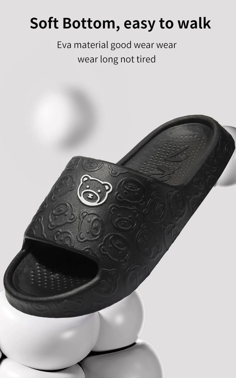 Non-slip Slippers Female Outer Wear 2024 New Bathroom Bathroom Indoor Home Sandals Female Summer Eva Beauty World Shop