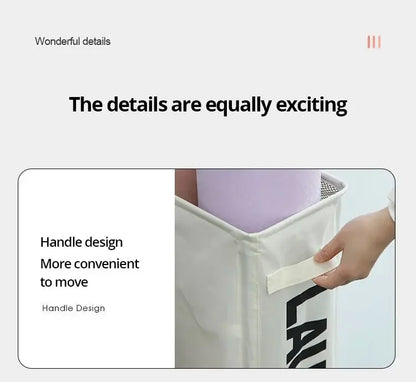 Rolling Slim Laundry BasketWithStandFoldable Waterproof Sorter AndOrganizerOn Wheels Tall Thin DirtyLaundryHamper Basket Beauty World Shop