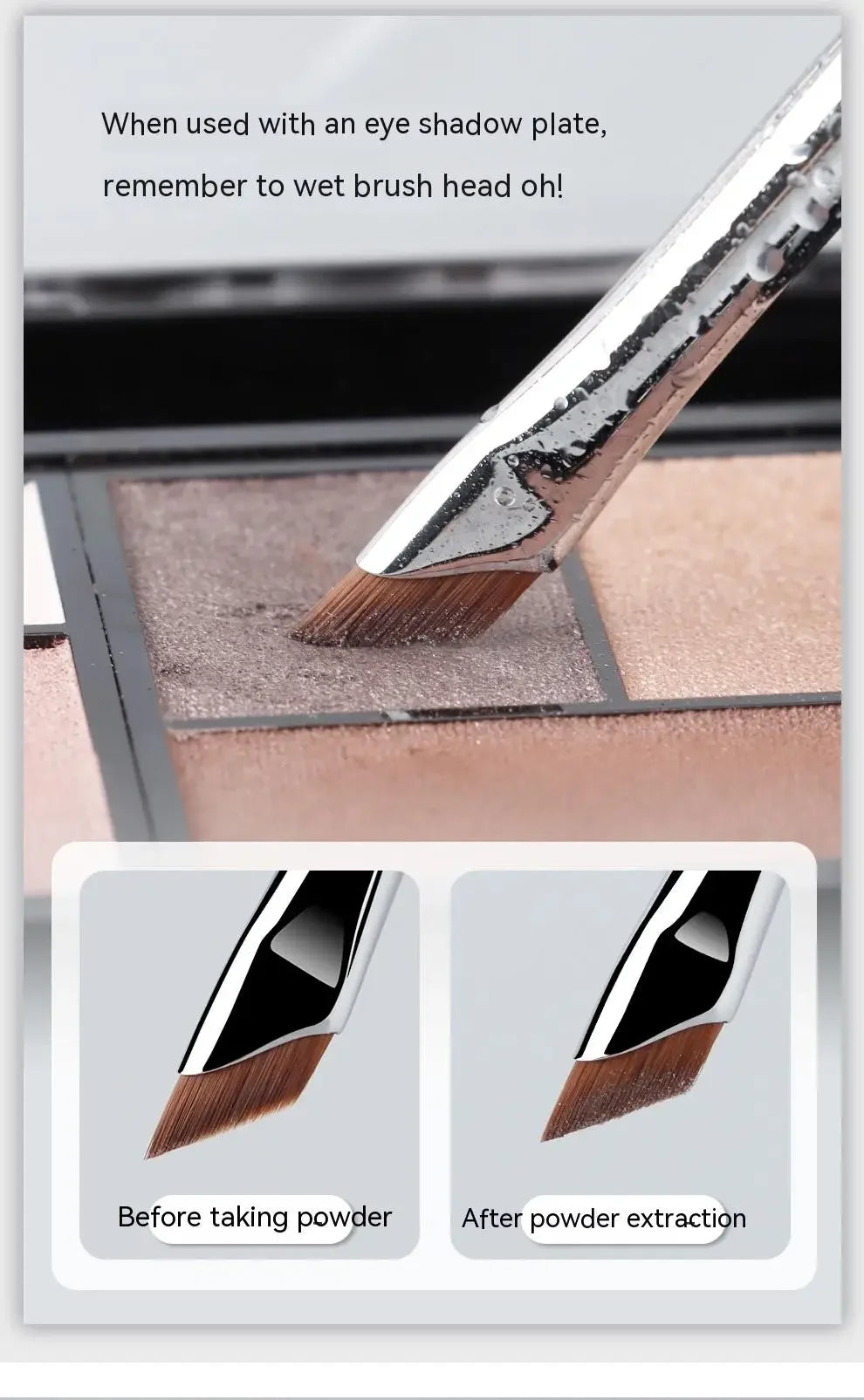 2/5Pc Karsyngirl Upgrade Blade Eyeliner Brush Ultra Thin Fine Angle Flat Eyebrow Brush Under The Eyes Place Precise Detail Brush Beauty World Shop