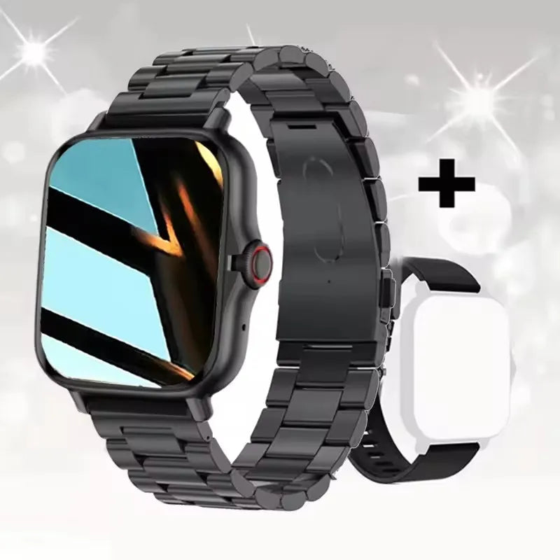 2024 Smart Watch Android Phone 1.44'' Inch Color Screen Bluetooth Call Blood Oxygen/Pressure Monitoring Smart Watch Women Men Beauty World Shop