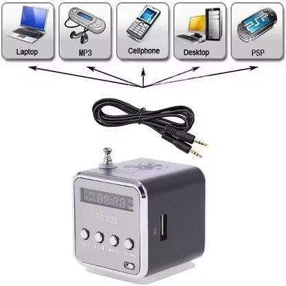 Mini Bluetooth Speaker Radio FM Portable Mp3 Player Wireless Small Sound Box Music Blootooth Bocina Caixa De Som Coluna Column Beauty World Shop