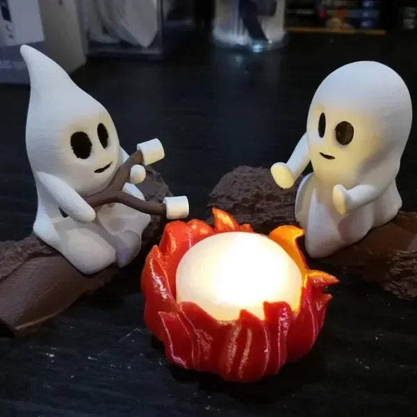 1 Set Halloween Ghost Campfire Decor Spooky Outdoor Party Haunted House Props Scary Backyard Scene Gathering Decoration Gift Beauty World Shop